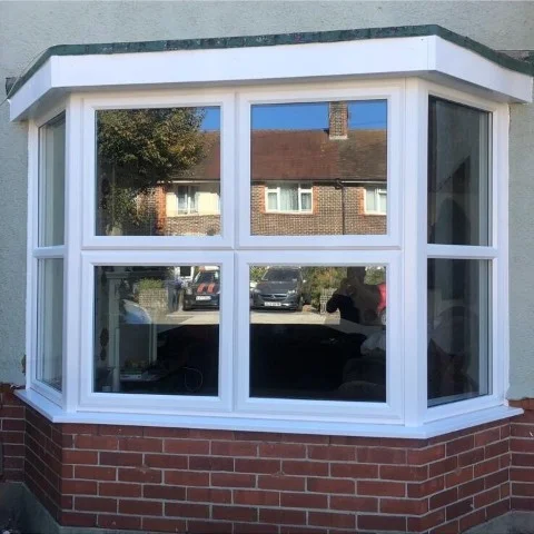 Aluminium bi-folding doors installation